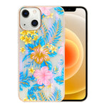 iPhone 13 mini TPU painted fashion flower case