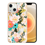 iPhone 13 mini TPU painted fashion flower case