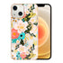 iPhone 13 mini TPU painted fashion flower case