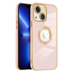 iPhone 13 Electroplated logo hollow out color case