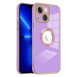iPhone 13 Electroplated logo hollow out color case