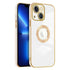 iPhone 13 Electroplated logo hollow out color case