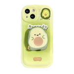iPhone 14/13 Creative Cartoon Bracket Case