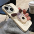 iPhone 14/13 Creative Cartoon Bracket Case