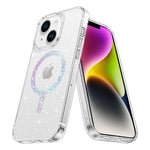 iPhone 13 Mini Clear Electroplating laser Magnetic Attraction Case