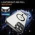 iPhone 13/14 Shockproof Transparent Magnetic Attraction Protective Phone Case