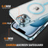iPhone 13/14 Shockproof Transparent Magnetic Attraction Protective Phone Case