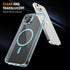 iPhone 13 Mini Shockproof Transparent Magnetic Attraction Protective Phone Case