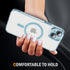 iPhone 13 Mini Shockproof Transparent Magnetic Attraction Protective Phone Case