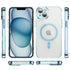 iPhone 13/14 Shockproof Transparent Magnetic Attraction Protective Phone Case