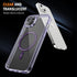 iPhone 13 Mini Shockproof Transparent Magnetic Attraction Protective Phone Case