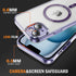 iPhone 13/14 Shockproof Transparent Magnetic Attraction Protective Phone Case