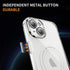 iPhone 13/14 Shockproof Transparent Magnetic Attraction Protective Phone Case
