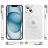 iPhone 13 Mini Shockproof Transparent Magnetic Attraction Protective Phone Case