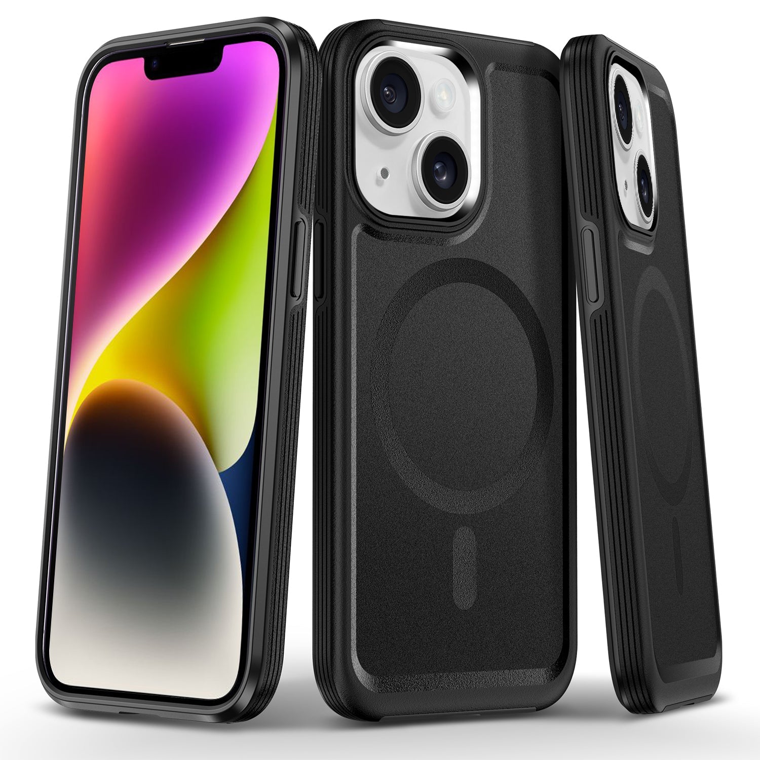 iPhone 13/14 Magnetic Attraction Heavy Duty Military Bumper Case