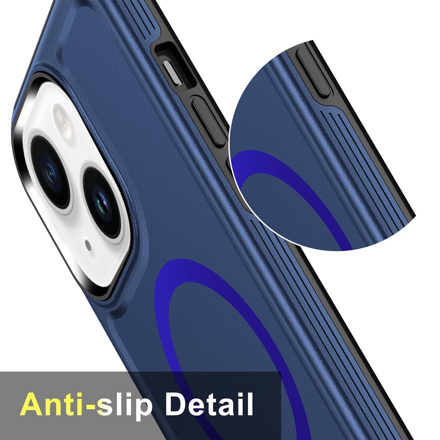 iPhone 13 Mini Magnetic Attraction Heavy Duty Military Bumper Case