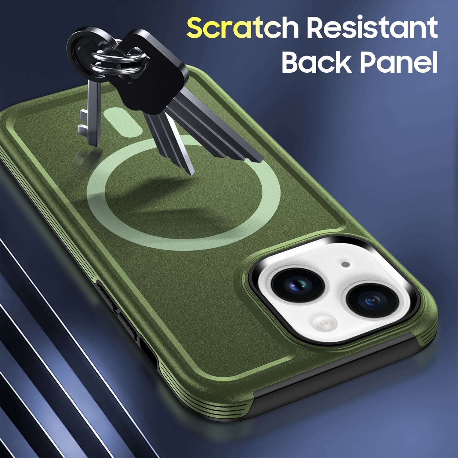 iPhone 13 Mini Magnetic Attraction Heavy Duty Military Bumper Case