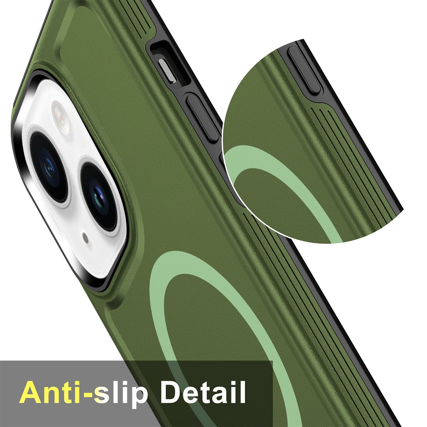 iPhone 13/14 Magnetic Attraction Heavy Duty Military Bumper Case