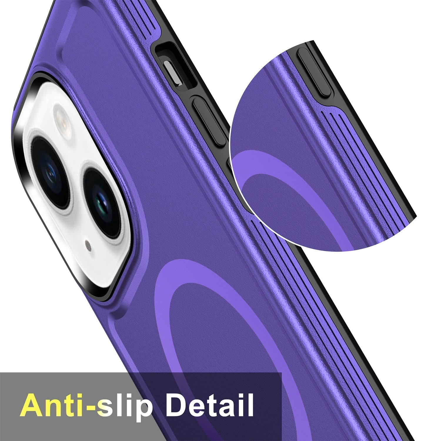 iPhone 13 Mini Magnetic Attraction Heavy Duty Military Bumper Case