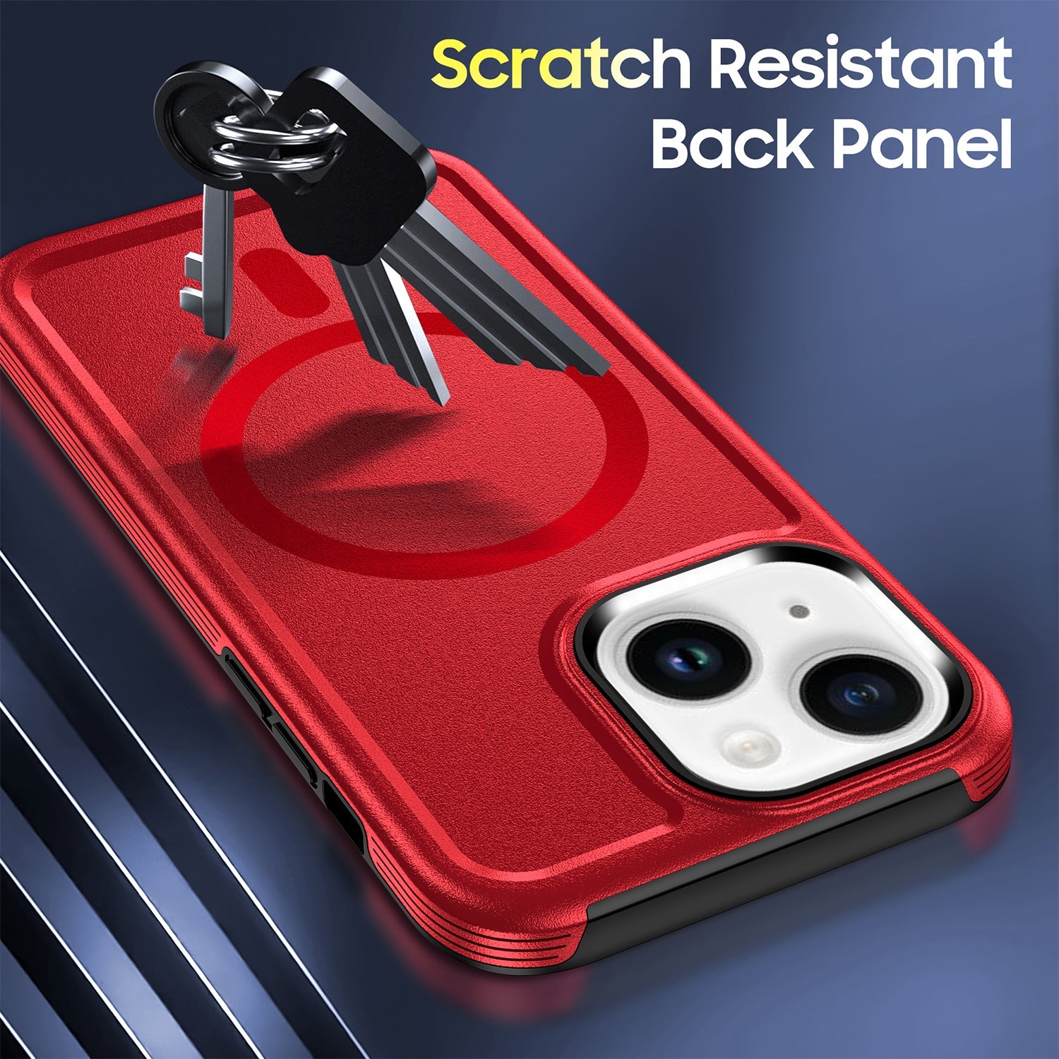 iPhone 13/14 Magnetic Attraction Heavy Duty Military Bumper Case