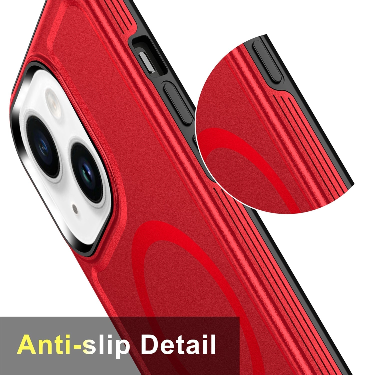 iPhone 13 Mini Magnetic Attraction Heavy Duty Military Bumper Case