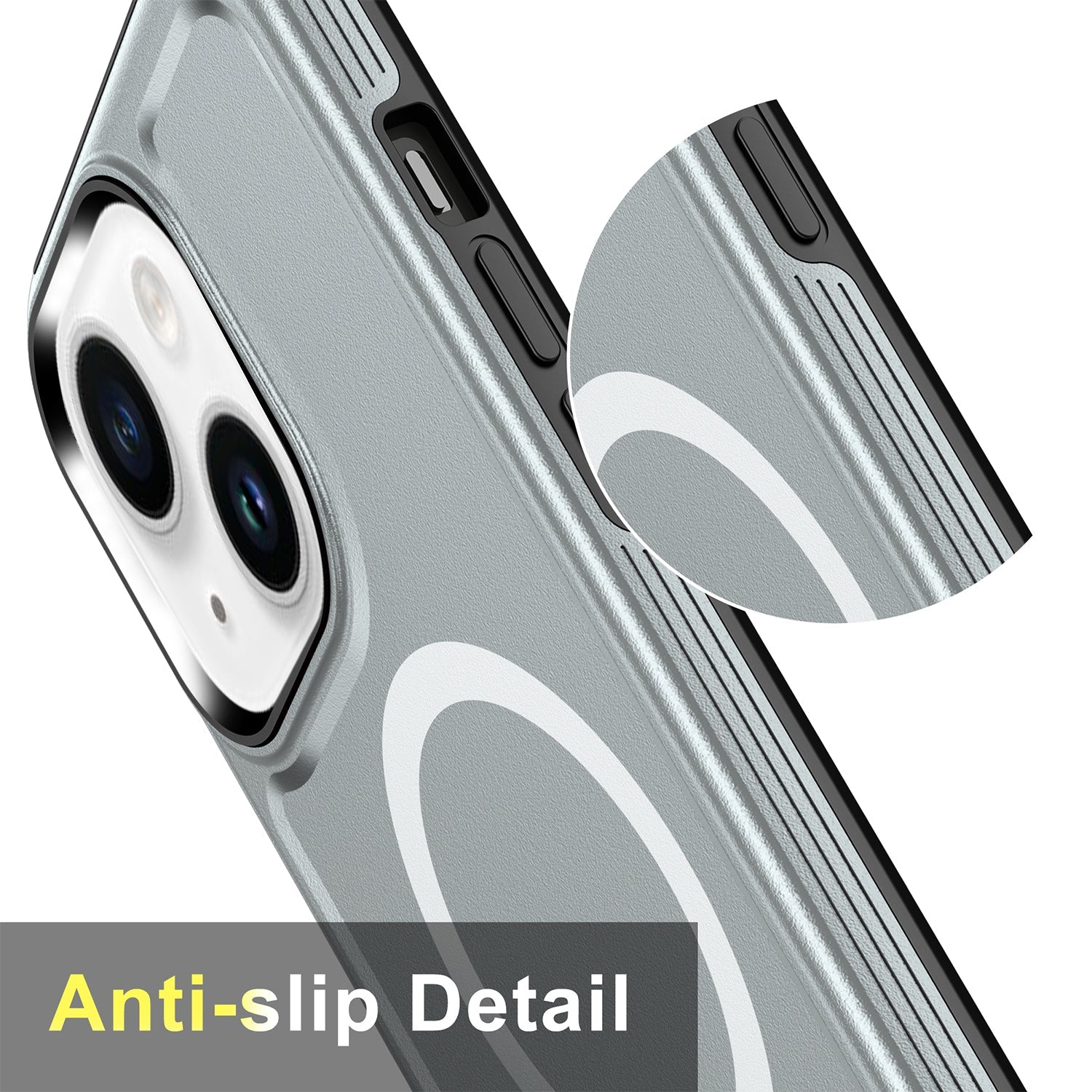 iPhone 13/14 Magnetic Attraction Heavy Duty Military Bumper Case