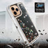 iPhone 14 Pro Max Transparent Floating Glitter Heavy Duty Case