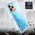 iPhone 14 Pro Max Transparent Floating Glitter Heavy Duty Case