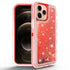 iPhone 14 Pro Max Transparent Floating Glitter Heavy Duty Case