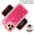 iPhone 14 Pro Max Transparent Floating Glitter Heavy Duty Case