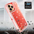 iPhone 14 Pro Max Transparent Floating Glitter Heavy Duty Case