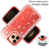 iPhone 14 Pro Max Transparent Floating Glitter Heavy Duty Case