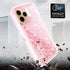 iPhone 14 Pro Max Transparent Floating Glitter Heavy Duty Case