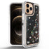 iPhone 14 Pro Max Transparent Floating Glitter Heavy Duty Case
