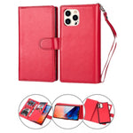 iPhone 13 Pro Max 2 in 1 Leather Wallet Case With 9 Credit Card Slots and Removable Back Cover 