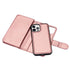 iPhone 13 Pro Max 2 in 1 Leather Wallet Case With 9 Credit Card Slots and Removable Back Cover 