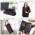 iPhone 13 Pro Retro Premium Flip Leather Cover with 9 Card Holder & Zipper Cash Pocket & Wrist Strap