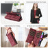 iPhone 13 Pro Retro Premium Flip Leather Cover with 9 Card Holder & Zipper Cash Pocket & Wrist Strap