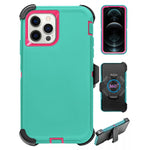 iPhone 13 Pro Max(6.7") Full Protection Heavy Duty Case  with Kickstand Belt Clip