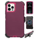 iPhone 13 Pro Max(6.7") Full Protection Heavy Duty Case  with Kickstand Belt Clip