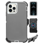 iPhone 13 Pro Max(6.7") Full Protection Heavy Duty Case  with Kickstand Belt Clip