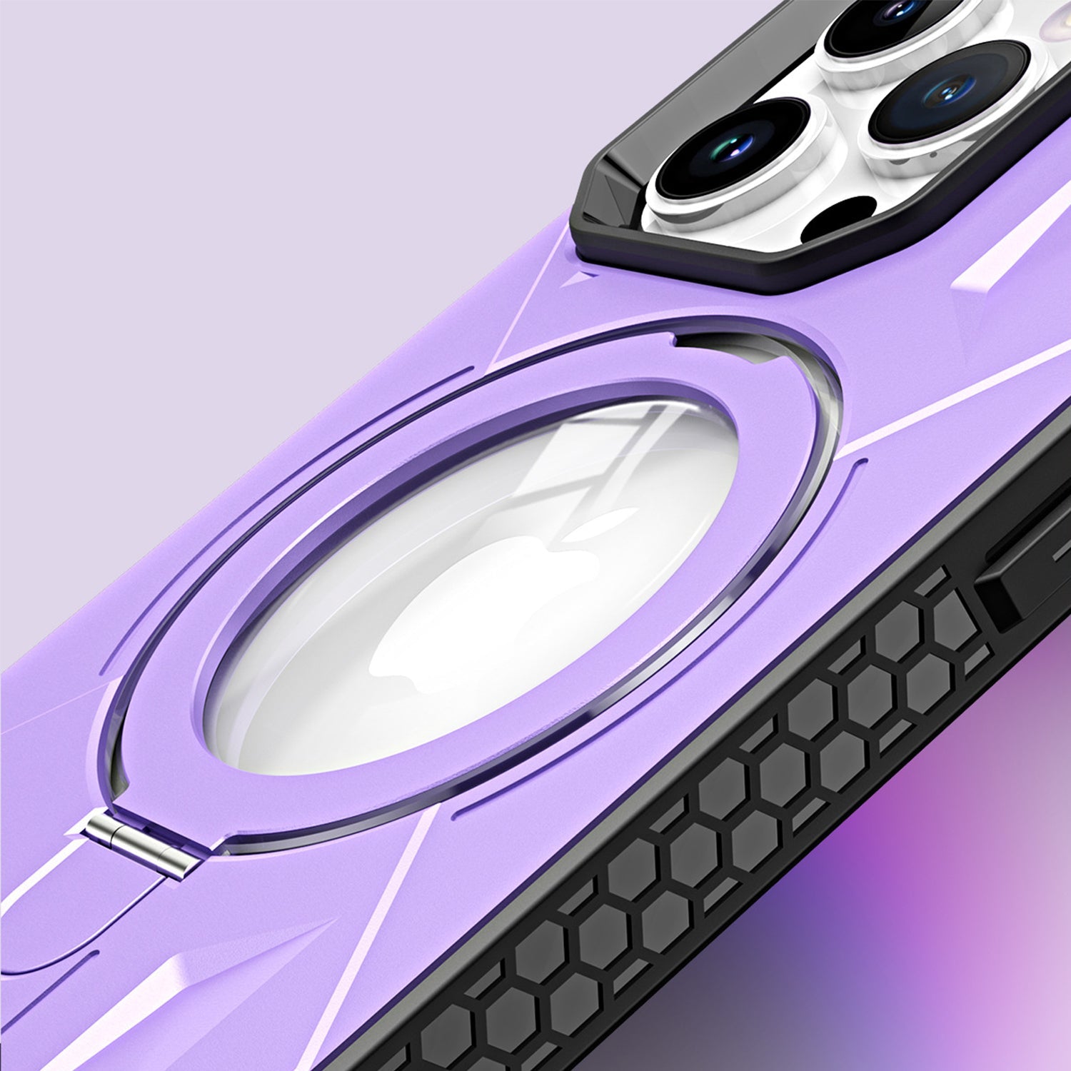 iPhone 13 Pro Armored Magnetic Suction Bracket Case