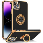 iPhone 13 Pro Fashion Ring Magnetic GPS car mount Phone Holder Case
