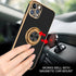iPhone 13 Pro Fashion Ring Magnetic GPS car mount Phone Holder Case