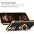 iPhone 13 Pro Fashion Ring Magnetic GPS car mount Phone Holder Case