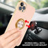 iPhone 14 Pro Max Fashion Ring Magnetic GPS car mount Phone Holder Case