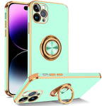 iPhone 13 Pro Fashion Ring Magnetic GPS car mount Phone Holder Case