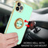 iPhone 13 Pro Fashion Ring Magnetic GPS car mount Phone Holder Case