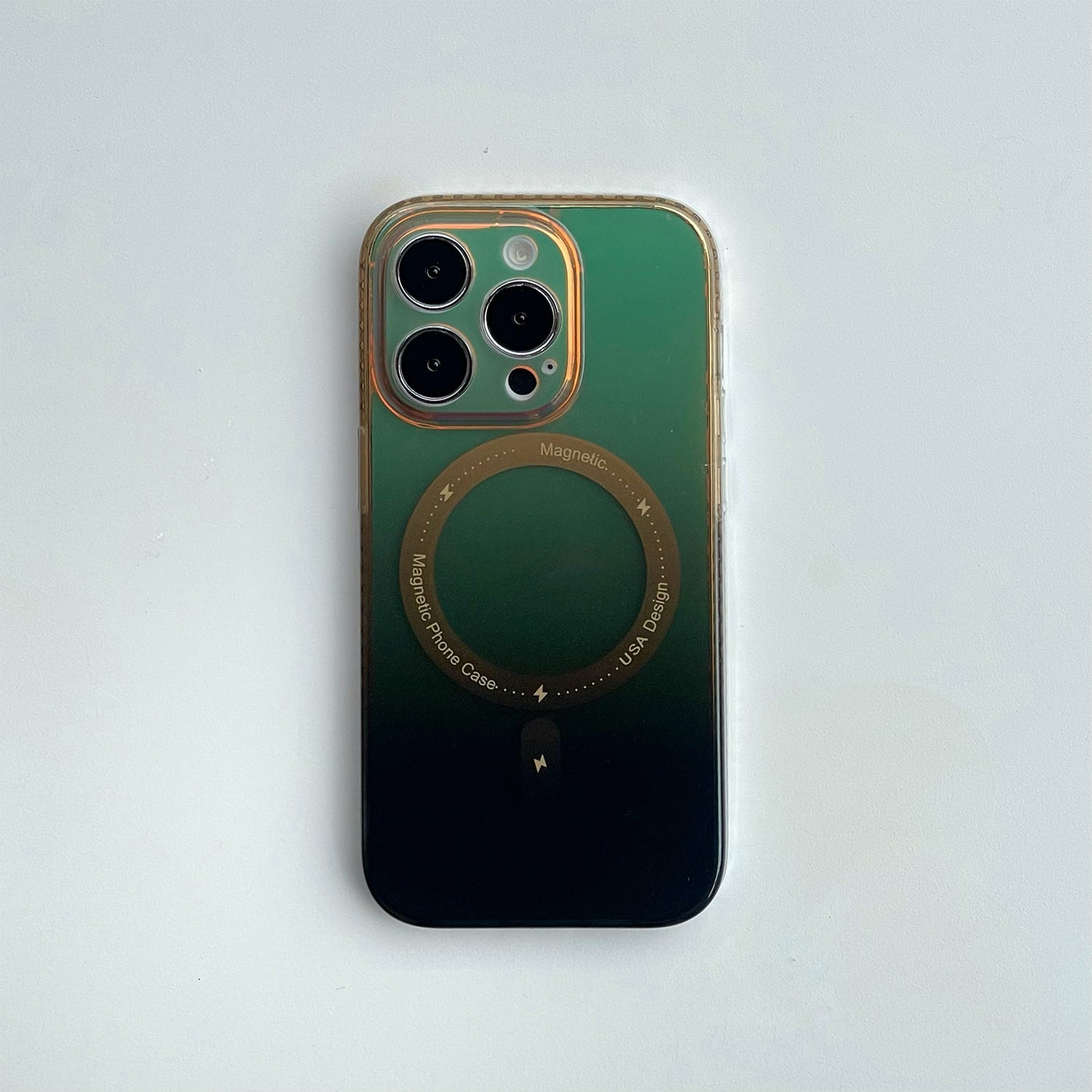 iPhone 13 Pro Max Fashion Gradient Light and Shadow Magnetic Case