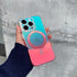 iPhone 13 Pro Max Fashion Gradient Light and Shadow Magnetic Case